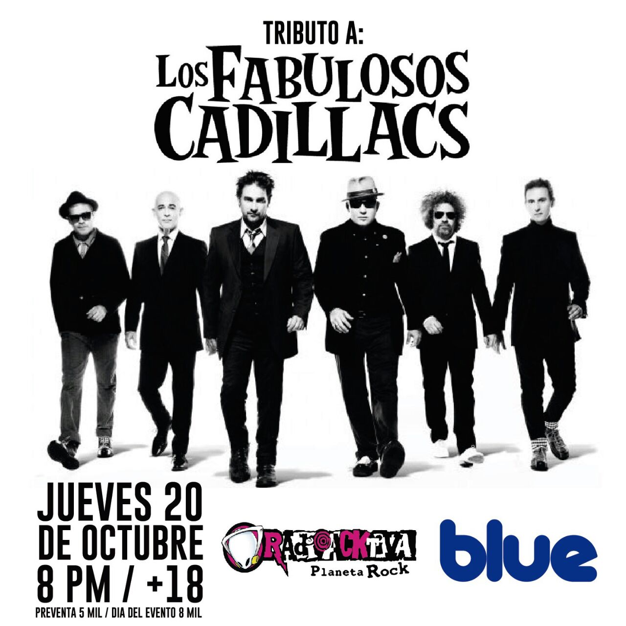 Disfrute el tributo a Los Fabulosos Cadillacs con los Toques