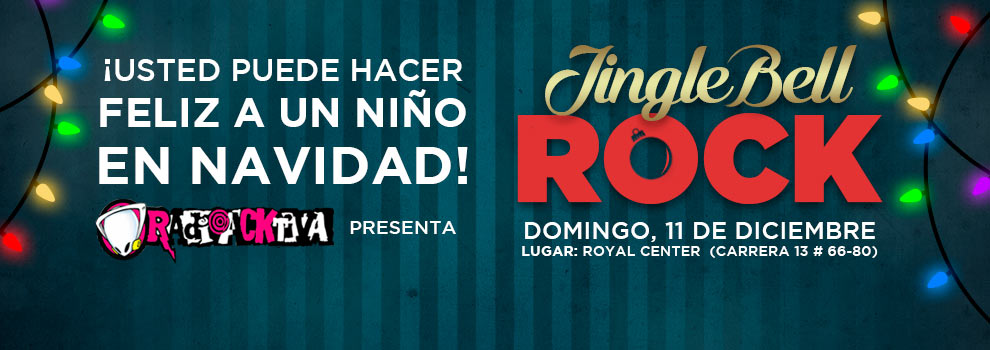 Conozca el cartel del Jingle Bell Rock 2016 valla
