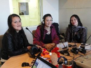 Las tres finalistas de Bogotá.