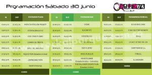 Programación Rock Al Parque 2012 (sábado)