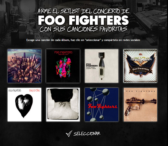 Setlist Foo Fighters