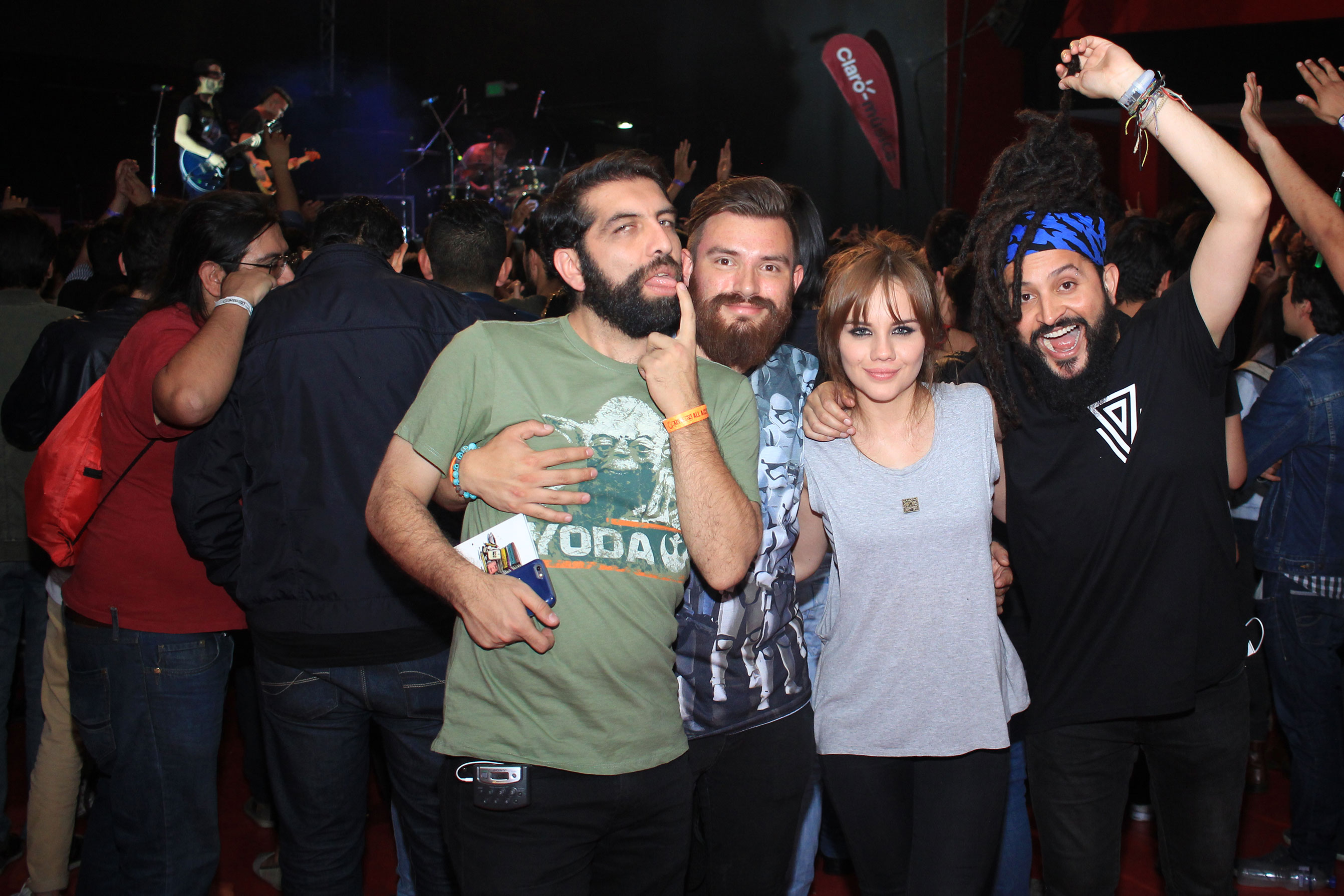 El equipo de Radioacktiva en el Jingle Bell Rock