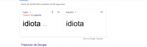 idiota