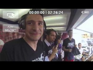 Thumbnail vídeo youtube: Tato Cepeda maquillado en la Maratón del Gallo 2013..