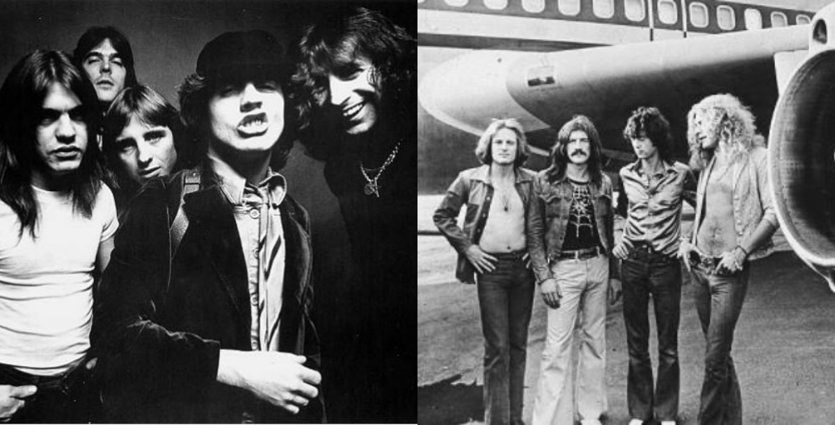 El duelo de hoy: AC/DC Vs. Led Zeppelin - Radioacktiva.com