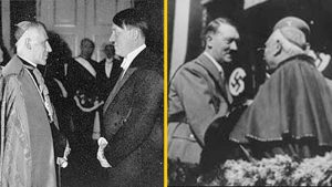 Estaban aliados con los Nazis. En la época de la Segunda Guerra Mundial, los nazis guardaron más de 200 millones de dólares en la Ciudad del Vaticano.