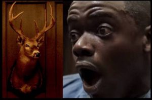 GET OUT, un joven de color viaja a la casa de sus suegros para conocerlos y en la casa empiezan a pasarle cosas muy aterradoras