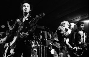 Photo of Johnny ROTTEN and SEX PISTOLS and Sid VICIOUS and Steve JONES