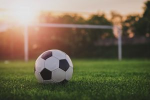 Soccer sunset / Football in the sunset