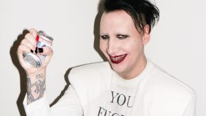 Marilyn Manson fue periodista de música, en una ocasión entrevistó a Trent Reznor