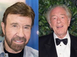 Chuck Norris y Michael Gambon - 80 años