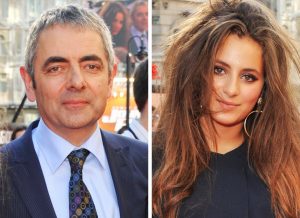 Rowan Atkinson y su hija Lily Atkinson