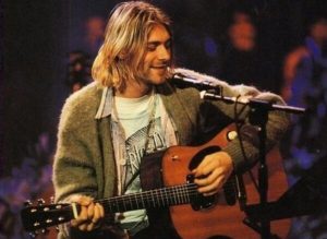Kurt Cobain en el Unplugged de 1993 - MTV - Archivo