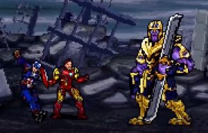 Versión 16 bits de Vengadores- Endgame - YOUTUBE:MR SUNDAY MOVIES