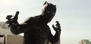 Black Panter (Chadwick Boseman) en Capitán América- Civil War. - MARVEL STUDIOS