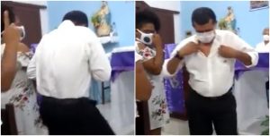 Señor baila en misa