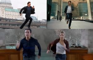 Tom Cruise corriendo solo y acompañado en Misión Imposible y The Mummy - UNIVERSAL : SKYDANCE PRODUCTIONS, BAD ROBOT PRODUC