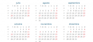 calendario