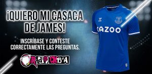 ¿Quiere ganarse la casaca del Everton de James Rodríguez?