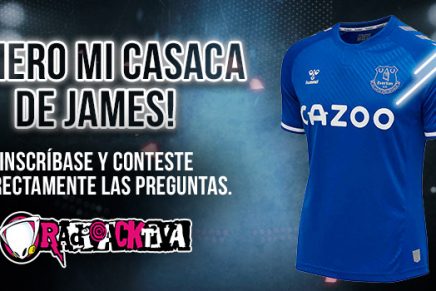 ¿Quiere ganarse la casaca del Everton de James Rodríguez?