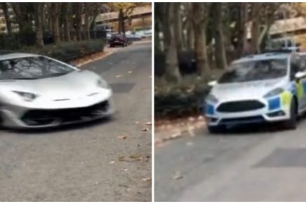 (Video) Como 'Rápido y Furioso', Lamborghini logra escapar de la Policía