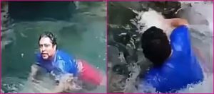 Hombre intentó grabar un TikTok en una cascada y se lo llevó la corriente