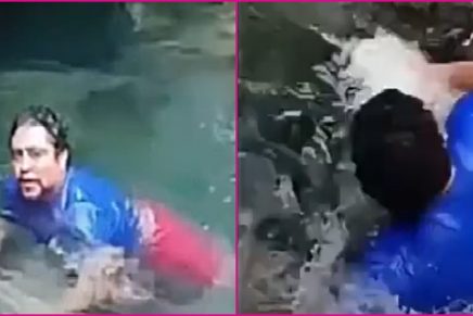 Hombre intentó grabar un TikTok en una cascada y se lo llevó la corriente