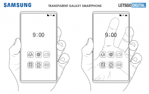 ¿Pantalla transparente? Samsung patenta un teléfono con esta tecnología