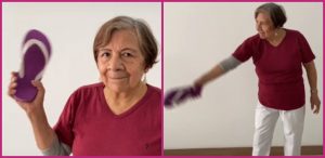 Abuela se vuelve famosa por hacer un tutorial de "chancletazo" en TikTok