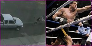 ¿Rocky mexicano? Hombre arrastra un carro en la calle mientras entrena boxeo