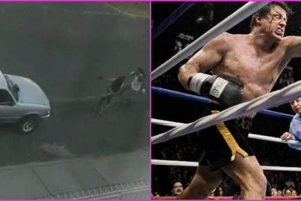 ¿Rocky mexicano? Hombre arrastra un carro en la calle mientras entrena boxeo