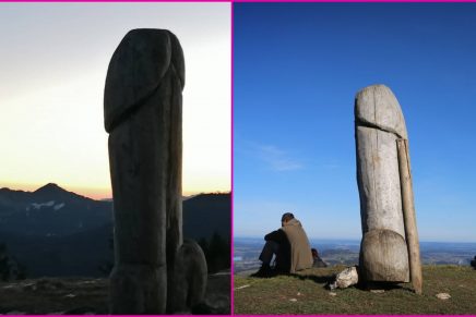 Escultura de un pene gigante desaparece misteriosamente en Alemania