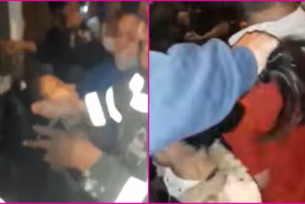 (Video) "Móchenle las greñas": ciudadanos le cortan el pelo a supuesta ladrona