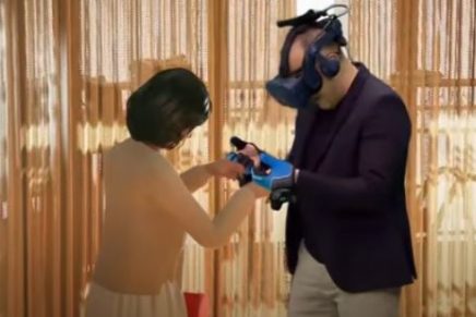 Se reunió con su esposa con realidad virtual