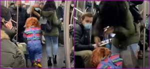 Sujeto se disfraza de Chucky y hace de las suyas en el metro de Nueva York