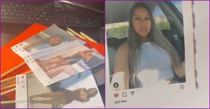 Mujer imprime todas las fotos a las que su marido le dio 'like' en Instagram