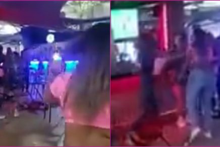 VIDEO: presunta pelea entre meseras y clientes se volvió tendencia en redes