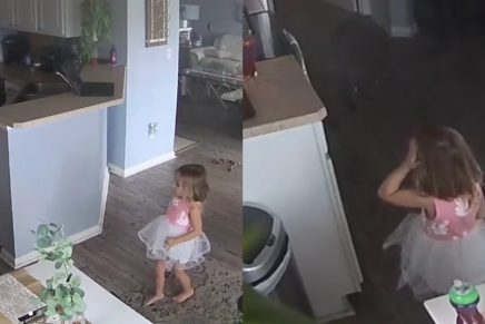 El gesto de una niña de 4 años que evitó que su hogar se incendiara