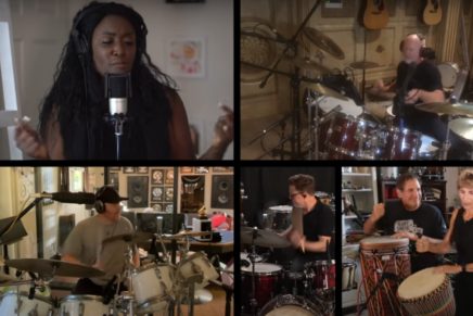 Bateristas como Chad Smith, Nicko McBrain, Ringo Starr se unen y hacen cover de Come Together