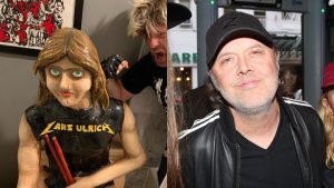 Fanático de Metallica hace un inodoro con la imagen de Lars Ulrich.