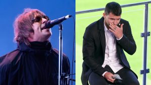 Liam Gallagher saluda al Kun Agüero tras anunciar su retiro
