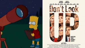 La similitud entre Don't Look Up y un capítulo de Los Simpson