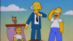 Político se confunde y comparan su discurso con episodio de Los Simpson