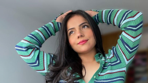 Aida Cortés en San Valentín - Instagram