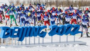 En plena competición, esquiador terminó con el pene congelado