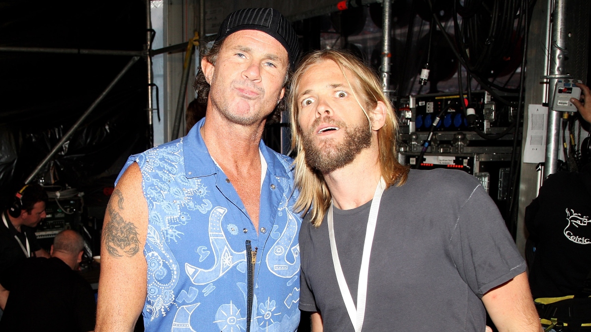 Chad Smith y Taylor Hawkins