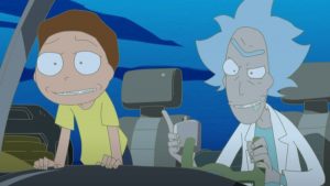 Rick and morty anime