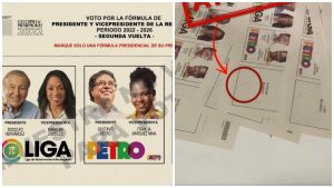 Marca en el tarjetón electoral _ Foto Registraduría