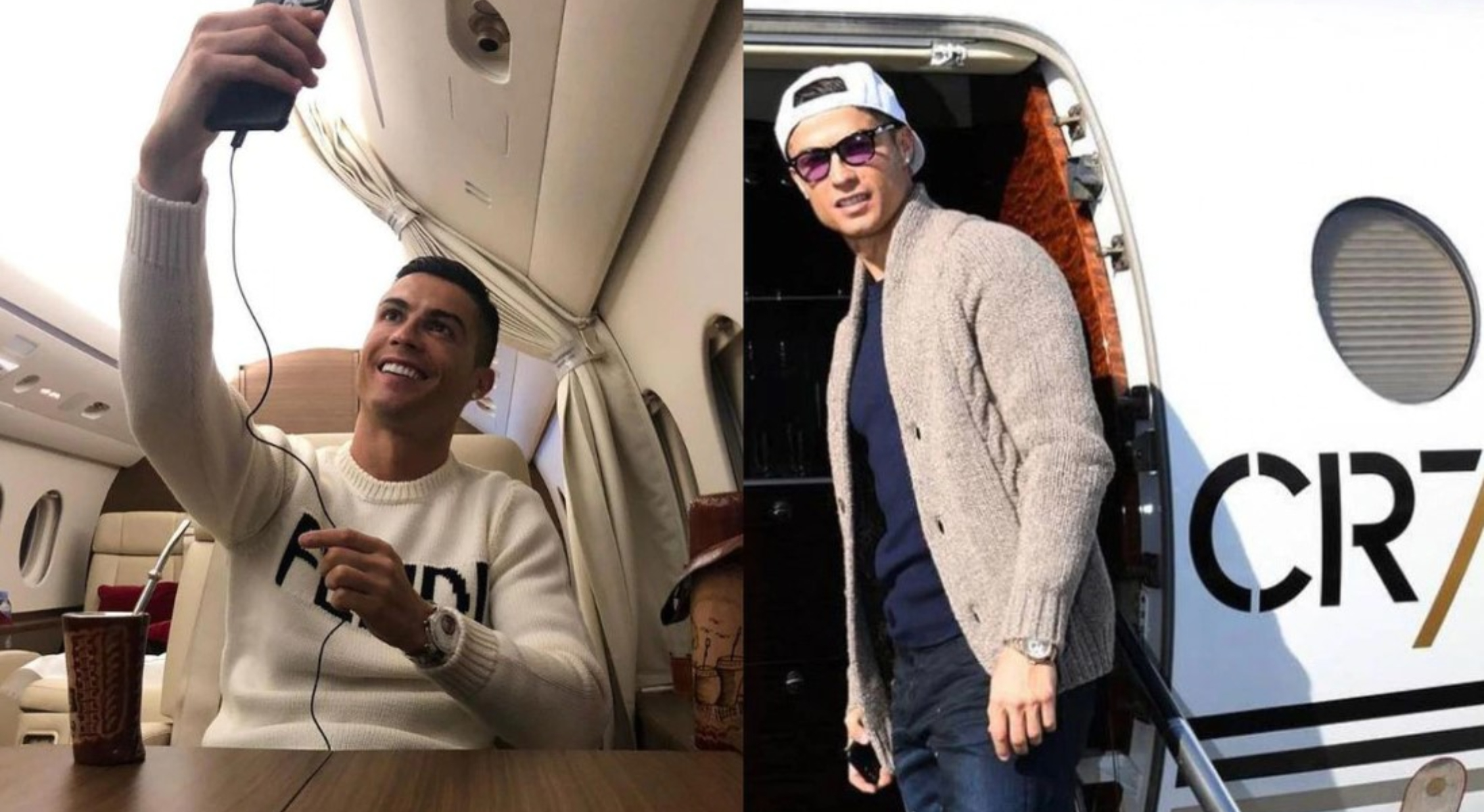 Cristiano Ronaldo avión privado