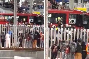 Casi linchan a hombre que agredió a su pareja